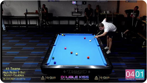 Double Kiss Pool Hall Pattaya 9 Ball HR Scotch Doubles