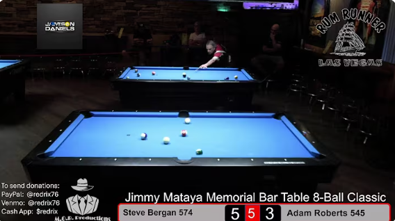 Jimmy Mataya Memorial Bar Table 8-Ball Classic at the Rum Runner Lounge in Las Vegas