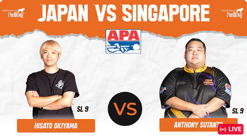 Top SL9 Singapore VS Japan Players – 2025 APA International Singapore VS Japan Challenge Match
