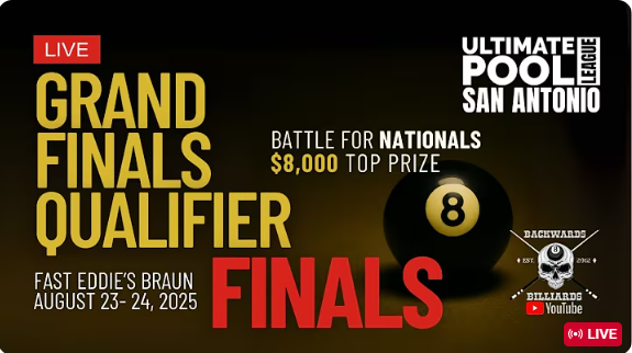 Day 2: Grand Finals Qualifier Ultimate Pool League San Antonio / Live from Fast Eddies Braun