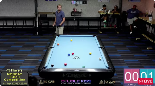 Monday 9 Ball Weekly Tournament, Double Kiss Pool Hall Pattaya