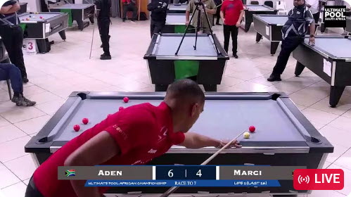 Ultimate Pool African Championships Aden vs Marci | Last 16