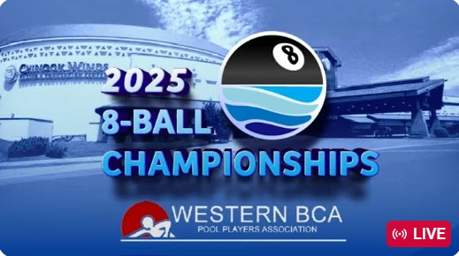 WBCA 9 BALL CHAMPIONSHIPS 12TH OCT.-OCT 19TH CHINOOK WINDS CASINO AND RESORT, LINCOLN CITY OREGON