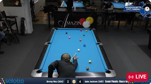 Mass State 9-ball Championship @ Amazin Billiards: Fev 1st, 2026. – Final 8