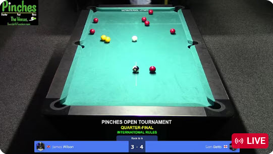 Pinches Open Tournament – LAST 16 ONWARDS