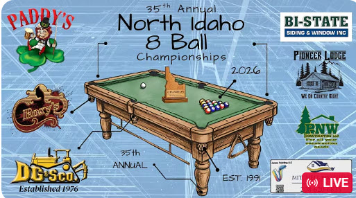 2026 35th Annual North Idaho 8 Ball Championships