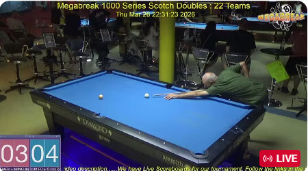 Megabreak 1000 Series Scotch Doubles Competition