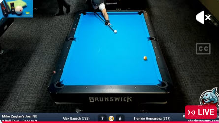 Mike Zuglan’s Joss NE 9-Ball Tour – Frankie Hernandez vs. Alex Bausch