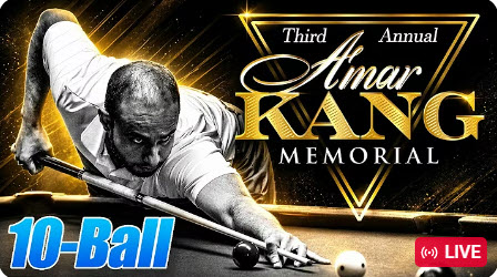 CHRIS REINHOLD vs DANIEL SARDONCILLO | $5,000 ADDED Amar Kang Memorial 10-BALL