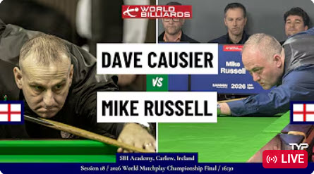 Dave Causier v Mike Russell | Finals| World Matchplay Championship | SBI Academy