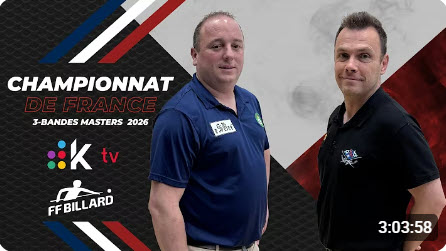 FFB 3-Cushion Masters – Semi & Final – Mikael DEVOGELAERE vs Cédric MELNYTSCHENKO