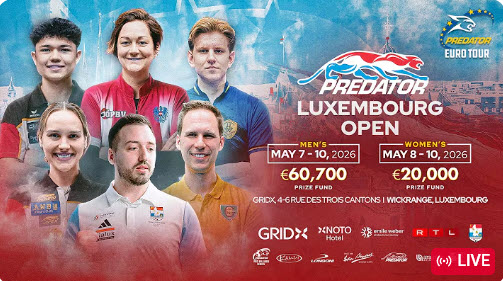 PREDATOR EUROTOUR LUXEMBOURG OPEN 2026 – Day 1 | 2 Streams