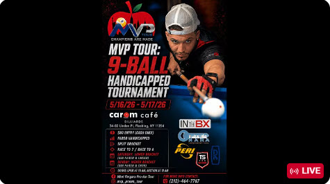 MVP Tour: 9-Ball Tournament at Carom Cafe Billiards Day 1