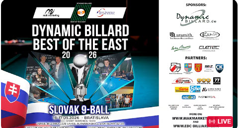 DYNAMIC BILLARD BEST OF THE EAST 2026