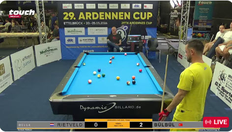 🎱 Ardennen Cup 2026 | Teams