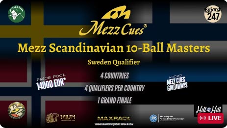 Mezz Scandinavian 10-Ball Masters, Sweden Qualifier 3 of 4
