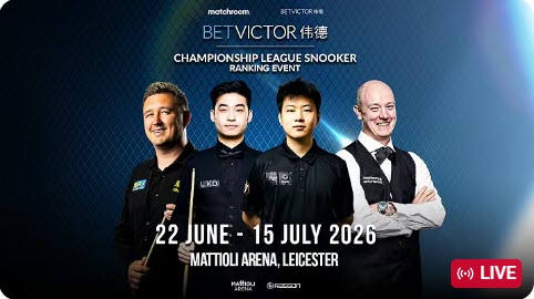 2026 BetVictor Championship League Snooker | Table One