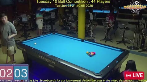 Tuesday 10 Ball Competiiton | Megabreak Pool Pattaya