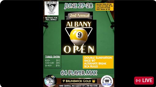 🏆 𝐀𝐥𝐛𝐚𝐧𝐲’𝐬 𝟐𝐧𝐝 𝐀𝐧𝐧𝐮𝐚𝐥 𝟗-𝐁𝐚𝐥𝐥 𝐎𝐩𝐞𝐧