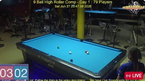 9 Ball High Roller Competiiton – Day 1