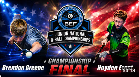 FINAL | Hayden Ernst vs Brendan Greene | USA CUE SPORTS NATIONALS U19 BOYS 8-BALL