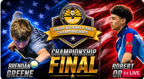 FINAL | Robert Orta vs Brendan Greene | USA CUE SPORTS NATIONALS U19 BOYS 9-BALL