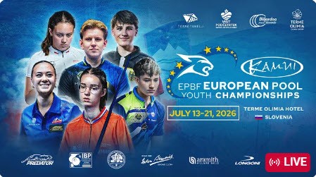 8ball U17 Final – 🇪🇺 EPBF / PREDATOR / KAMUI European Pool Championships 2026 – Youth