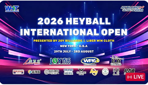 Day 4 | 2026 JOY Heyball International Open U.S. Stop