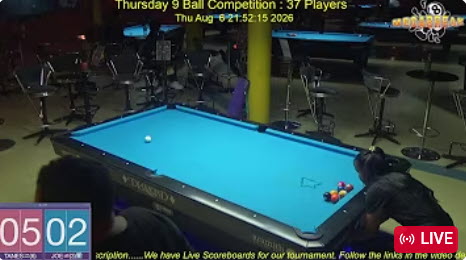 Thursday 9 Ball Competition | Megabreak Pool Pattaya