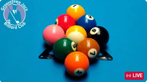 Groovetown Jack Aug 16 2026  Sunday 9 Ball Live