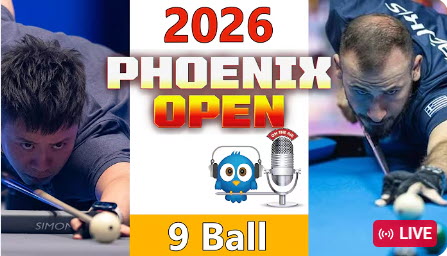 9 Ball – 2026 Phoenix Open | RailbirdsTV