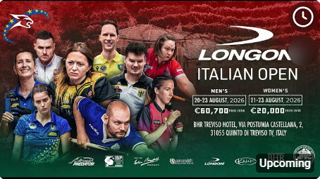 DAY 1 ▸ Predator Euro Tour ▸ Longoni Italian Open 2026 – Part 1