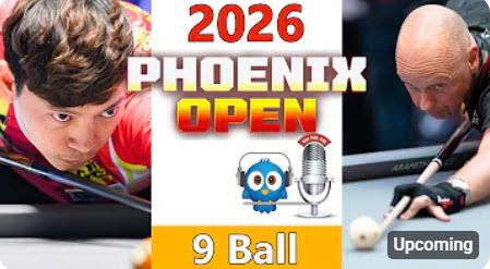 9 Ball – 2026 Phoenix Open | RailbirdsTV