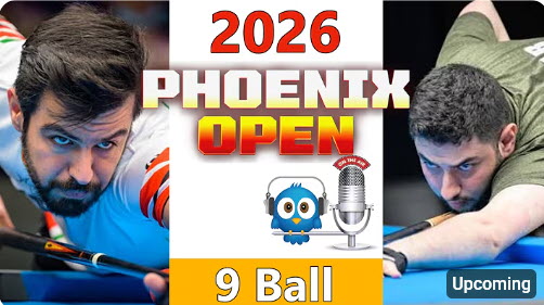 9 Ball – 2026 Phoenix Open | RailbirdsTV