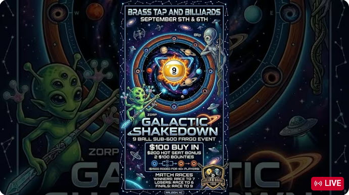 Galactic Shakedown 9 Ball Brawl Day 1