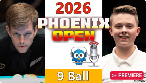 Hunter Lombardo vs Harrison Leinen – 9 Ball – 2026 Phoenix Open2