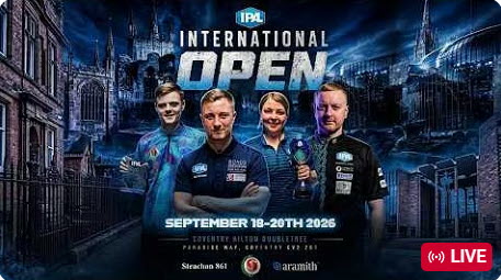 IPA Pool Tour 4 International Professional 2026 -Coventry | DAY 1 | 3 Streams!