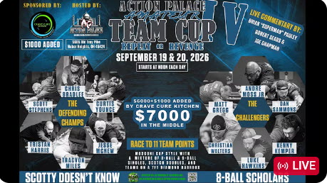 Action Palace Amateur Team Cup IV: Repeat or Revenge – DAY ONE LIVE