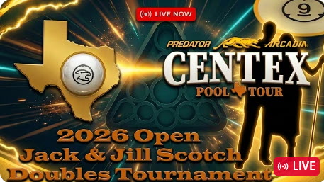 2026 Mixed Doubles Predator Arcadia CenTex Pool Tour / Live from Fast Eddies Culebra