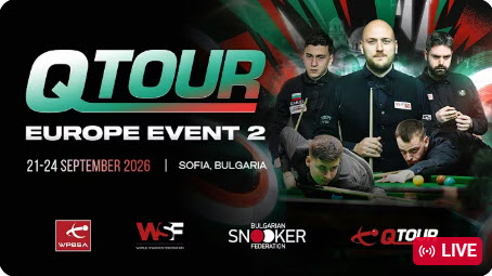 WPBSA Q Tour 2026/27 (Event 2) Day 2 | Table 1