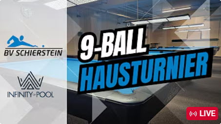 BV Schierstein 9-Ball Hausturnier | Infinity of Pool