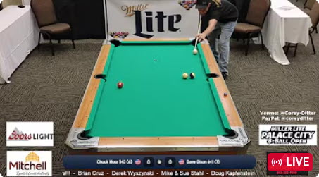 2026 Miller Lite Palace City 8-ball Open | Main Stream | Day 2 | Part 1