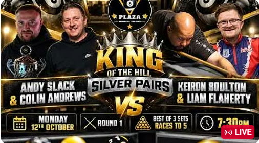 Plaza KOTH – Silver Pairs | Plaza Snooker & Pool