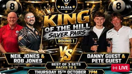 Plaza KOTH – Silver Pairs | Plaza Snooker & Pool
