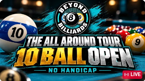 10 Ball Open Pool Tournament | The All Around Tour | Oct 18, 2026