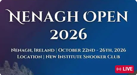 Nenagh Open 2026 | Main Stream | Group Stage | New Institute Snooker Club | OX Billiards