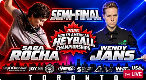 SEMI-FINAL | Sara Rocha vs Wendy Jans | LIVE North American Heyball 2026